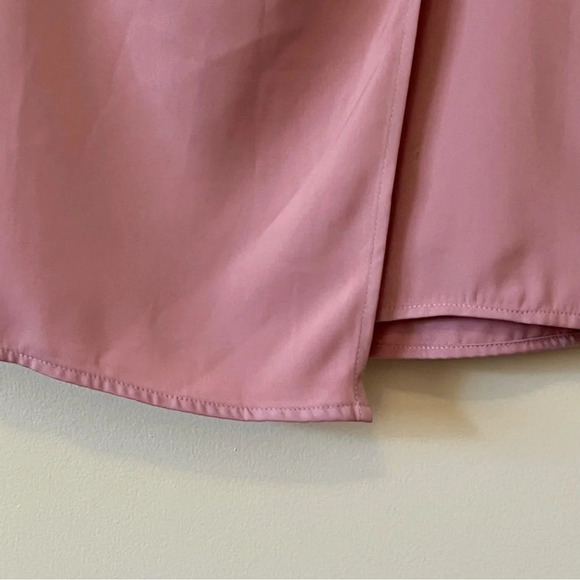 Banana Republic| NEW Pink Pencil Short Skirt Sarong  Side Tie Size US 4 NWT - Picture 5 of 9